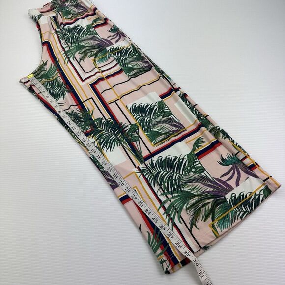 Zac & Rachel XL Palazzo Pants Tropical Palm Print Wide Leg Stretch Travel Beach - Picture 4 of 7